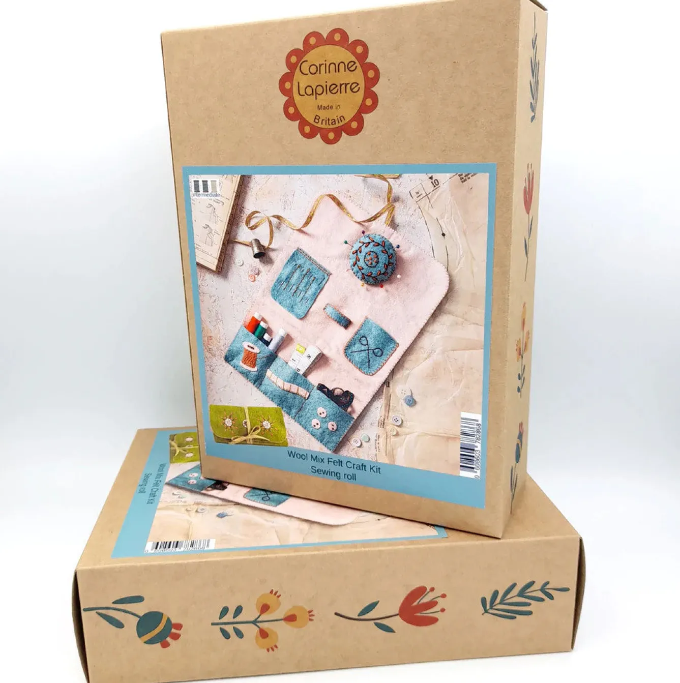 Corinne Lapierre Sewing Roll Wool Mix Felt Craft Kit- Crafts|Children
