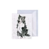 Wrendale Designs 'Shadow' Border Collie Gift Enclosure Card- Greeting Cards