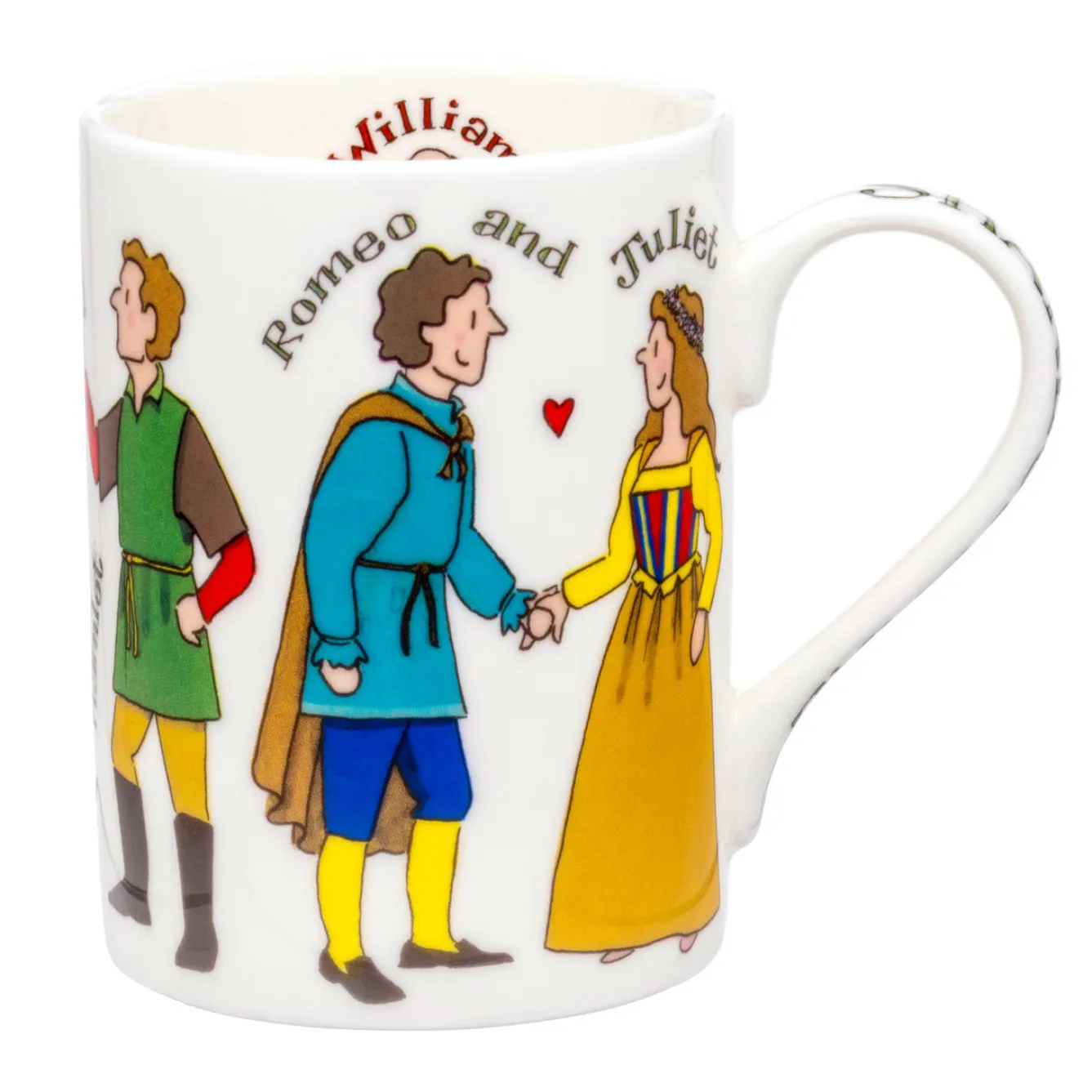 Alison Gardiner Shakespeare Characters Mug Boxed- Great Britain