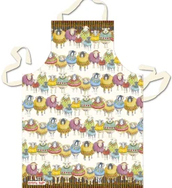Emma Ball Sheep in Sweaters 2 Cotton Apron- Aprons