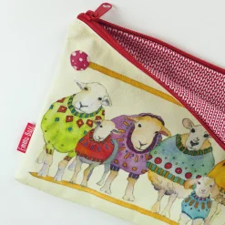 Emma Ball Sheep in Sweaters Long Project Bag- Crafts
