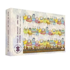 Emma Ball Sheep in Sweaters 1000 Piece Jigsaw Puzzle by- Puzzles