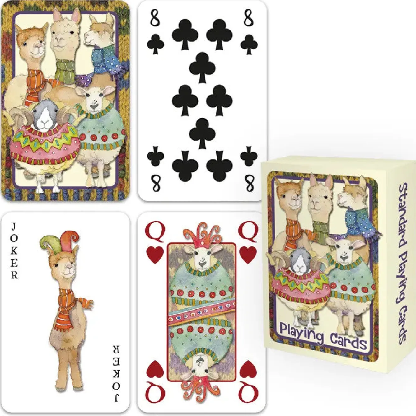 Emma Ball Sheep in Sweaters Playing Cards- Puzzles|Children