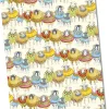 Emma Ball Sheep in Sweaters Tea Towel- Tea|Tea Towels