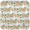 Emma Ball Sheep Repeating Melamine Square Tray- Tea|Trays