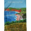 Town Towels Sidmouth - View from Salcombe Hill Tea Towel- Tea|Tea Towels