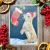 Jen Winnett Silent Night Christmas Bunny Eco-Friendly Card- Christmas Cards|Christmas
