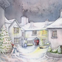 Moongazer Cards Silent Snow Greeting Card- Christmas Cards|Greeting Cards