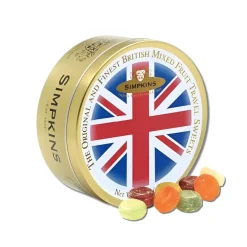 Tea & Biscuits Simpkin's Union Jack Mixed Fruit Travel Sweets- Tea|Sweets/Candy