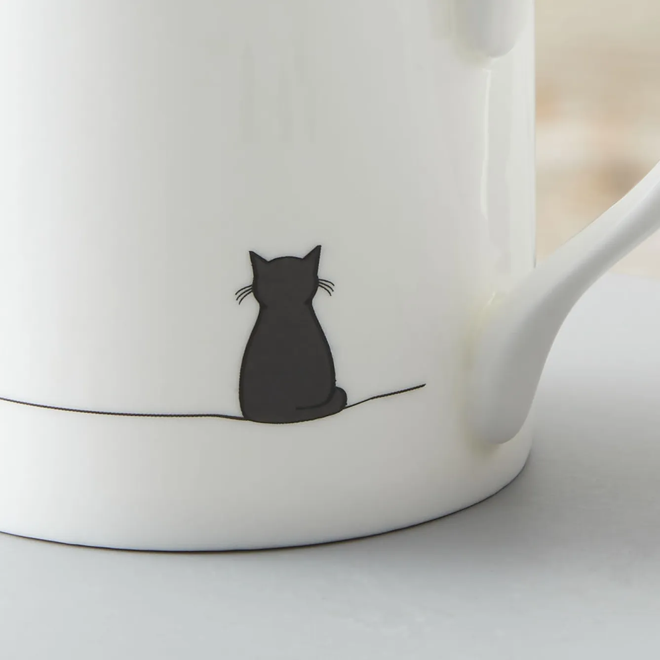 Jin Designs Sitting Cat Mug- Tea|Pets