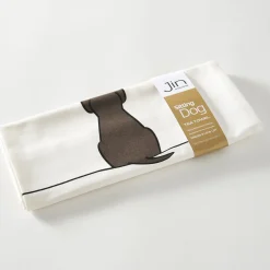 Jin Designs Sitting Dog Tea Towel- Tea|Tea
