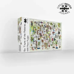 GB Jigsaws Ltd Six Towns of the Potteries 1000 Piece Jigsaw Puzzle- Puzzles