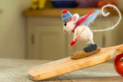 Sew Heart Felt Skiing Felt Mouse- Children