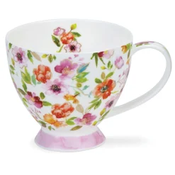 Dunoon Skye Fleurs Pink Cup- Tea|Flowers & Garden