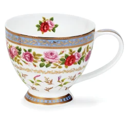 Dunoon Skye Roseanne Blue Cup- Tea|Flowers & Garden