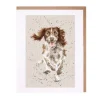 Wrendale Designs 'Skye' Springer Spaniel Greetings Card- Greeting Cards|Children