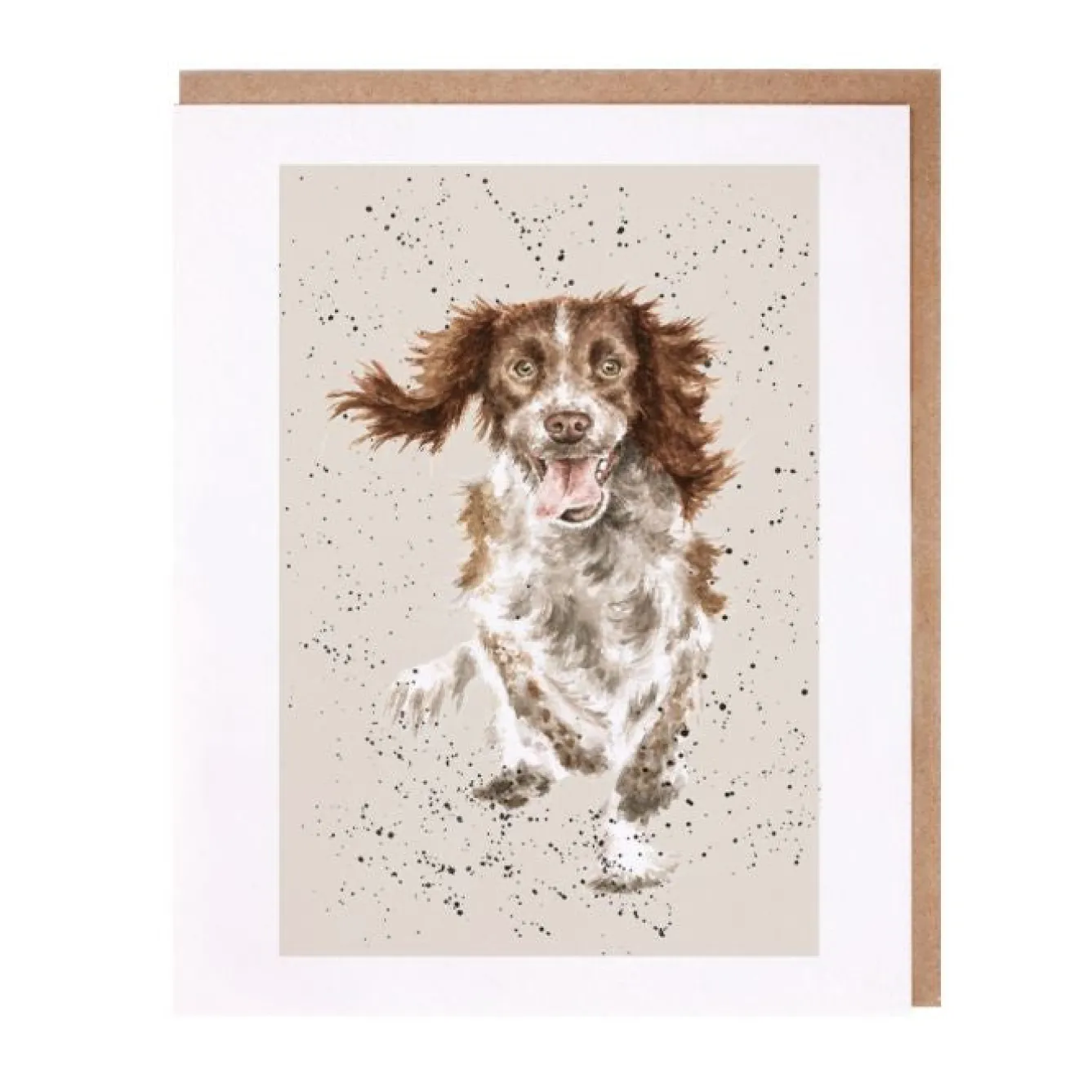 Wrendale Designs 'Skye' Springer Spaniel Greetings Card- Greeting Cards|Children