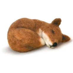 The Crafty Kit Co. Sleepy Fox Needle Felting Kit- Crafts