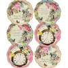 Talking Tables Small Alice in Wonderland Plates - 12 pack- Picnic|Plates