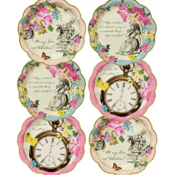 Talking Tables Small Alice in Wonderland Plates - 12 pack- Picnic|Plates
