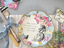 Talking Tables Small Alice in Wonderland Plates - 12 pack- Picnic|Plates