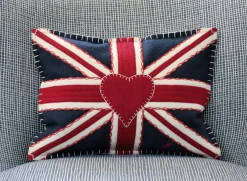 Jan Constantine Small Union Jack Pillow- Pillows & Throws