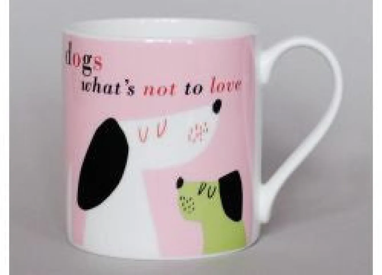 Repeat Repeat Smile Hounds Pink Mug- Animals|Animals