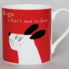 Repeat Repeat Smile Pooch Red Mug- Animals|Animals
