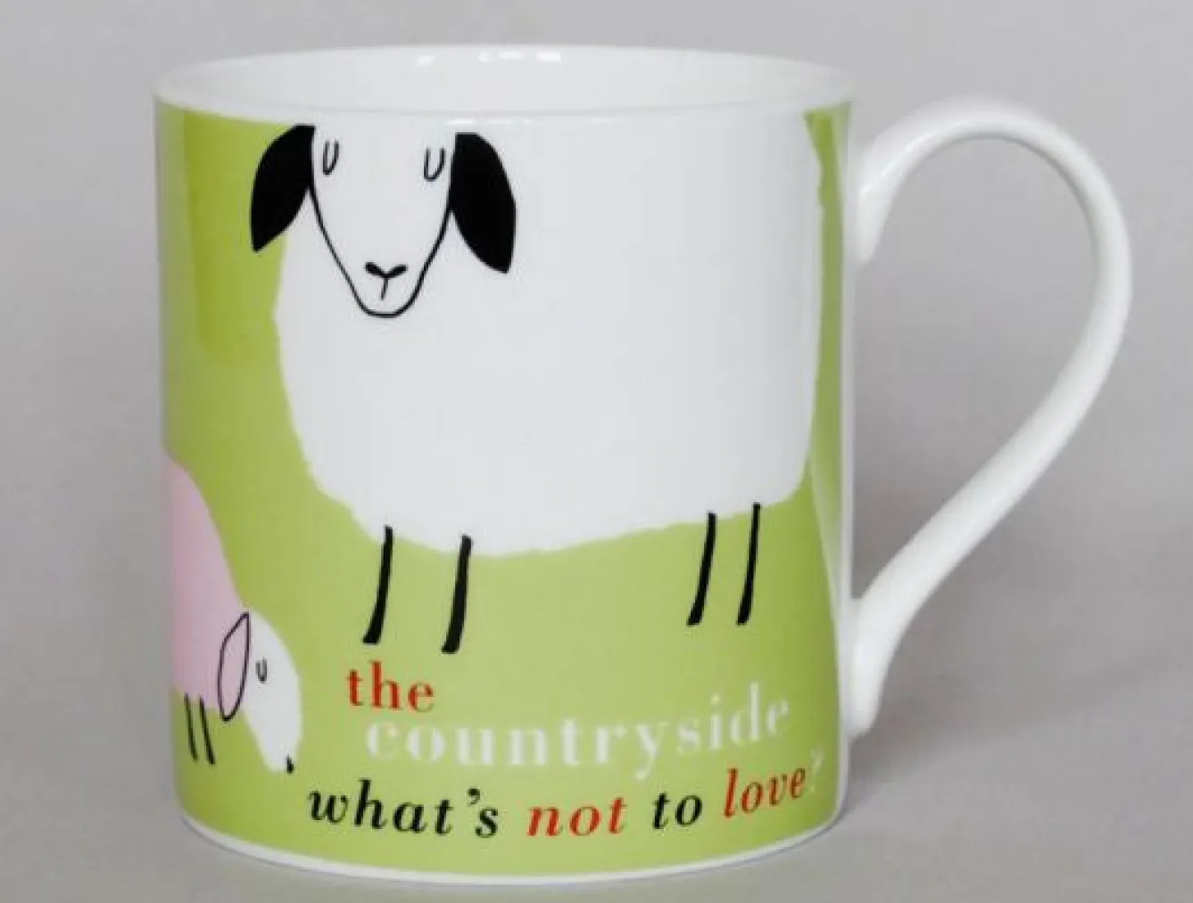 Repeat Repeat Smile Sheepish Green Mug- Animals|Animals