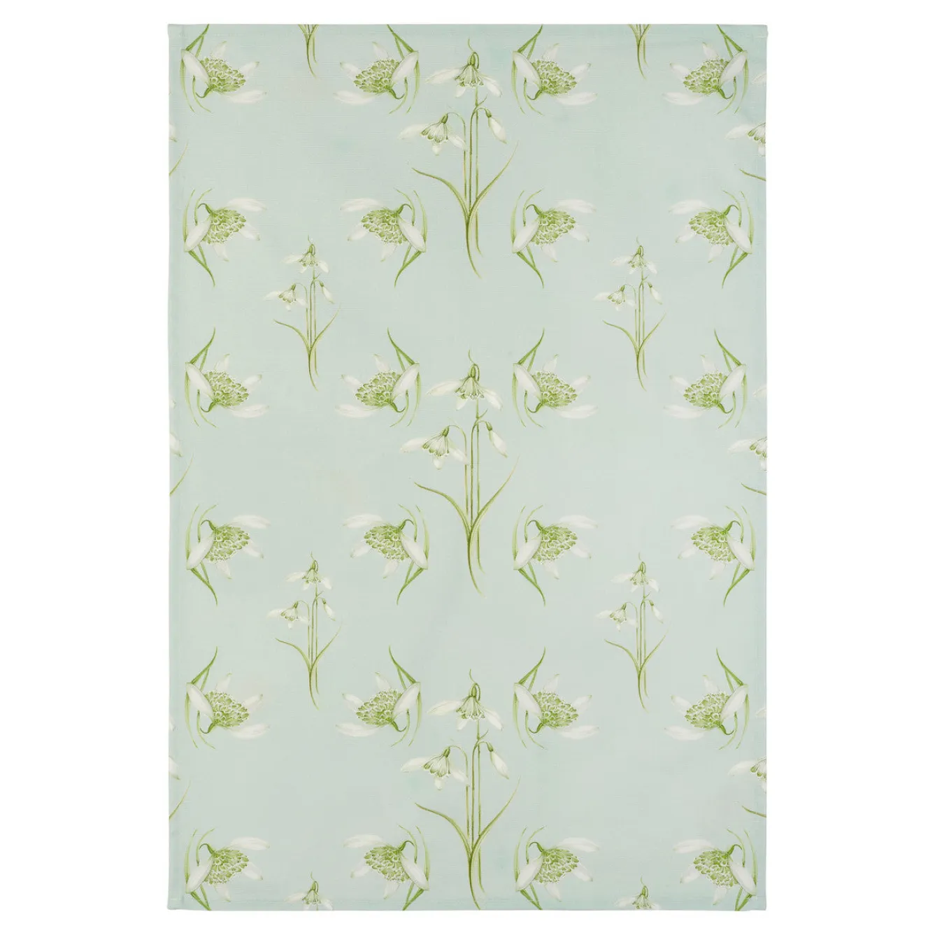 Jane Abbott Designs Snowdrop CottonTea Towel- Tea|Tea