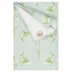 Jane Abbott Designs Snowdrop CottonTea Towel- Tea|Tea