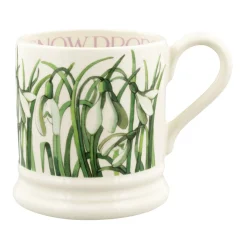 Emma Bridgewater Snowdrop 1/2 Pint Mug- Flowers & Garden