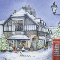 Moongazer Cards Snow in the Night Greeting Card- Christmas Cards|Greeting Cards