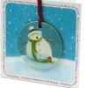 Emma Ball Snowman Melamine Bauble Card- Christmas Decorations|Christmas Cards