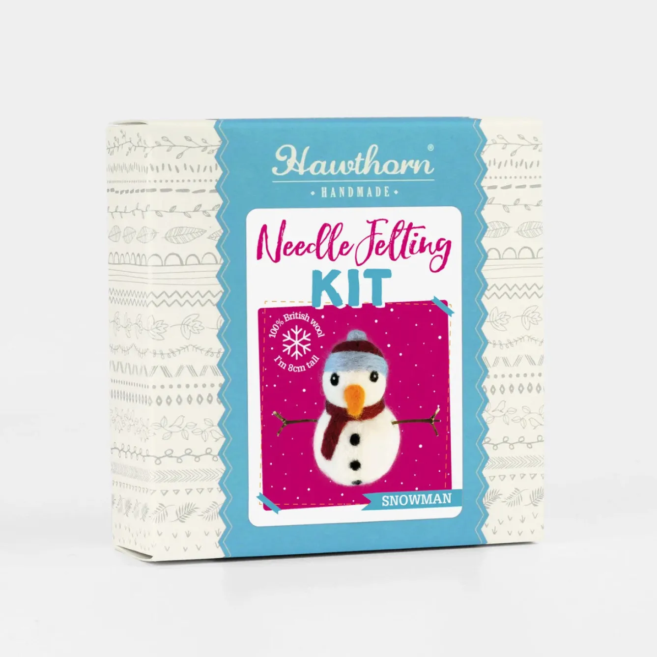 Hawthorn Handmade Snowman Mini Felting Kit- Crafts|Children