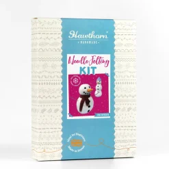 Hawthorn Handmade Snowmen Needle Felting Kit- Christmas|Seasonal Decor