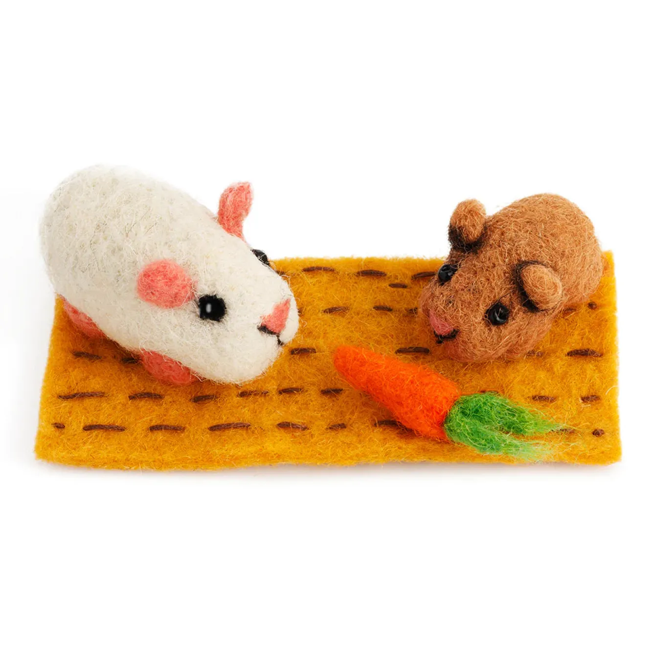 Sew Heart Felt Snowy & Baby Squeak Guinea Pig Set- Children