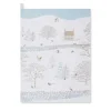Sophie Allport Snowy Cottage Scene Tea Towel- Seasonal Decor