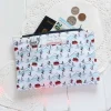 Poppy Treffry Snowy Mountain Flat Zip Purse with Keyring- Storage|Key Chains