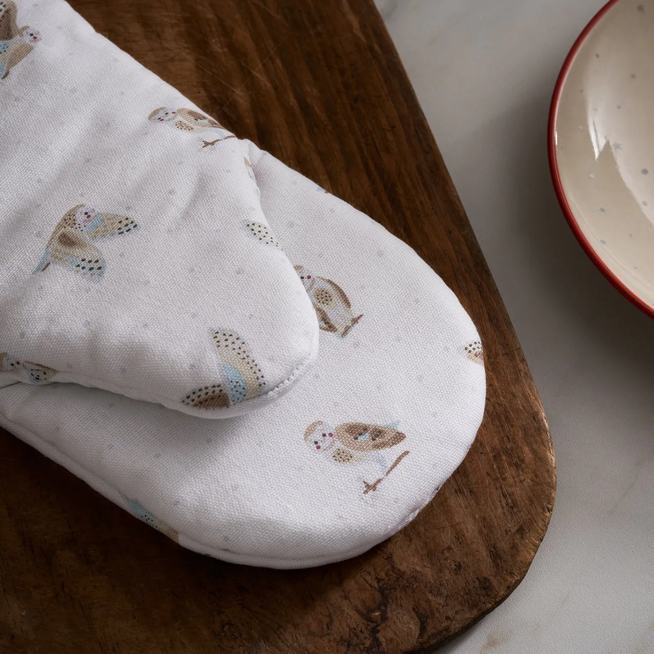 Sophie Allport Snowy Owls Oven Mitt- Oven Gloves/Mitts