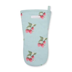 Sophie Allport Strawberries Blue Oven Mitt- Tea|Oven Gloves/Mitts
