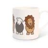 The Herdy Company Special Edition Lion and Lamb Mug- Tea|Bright Colors