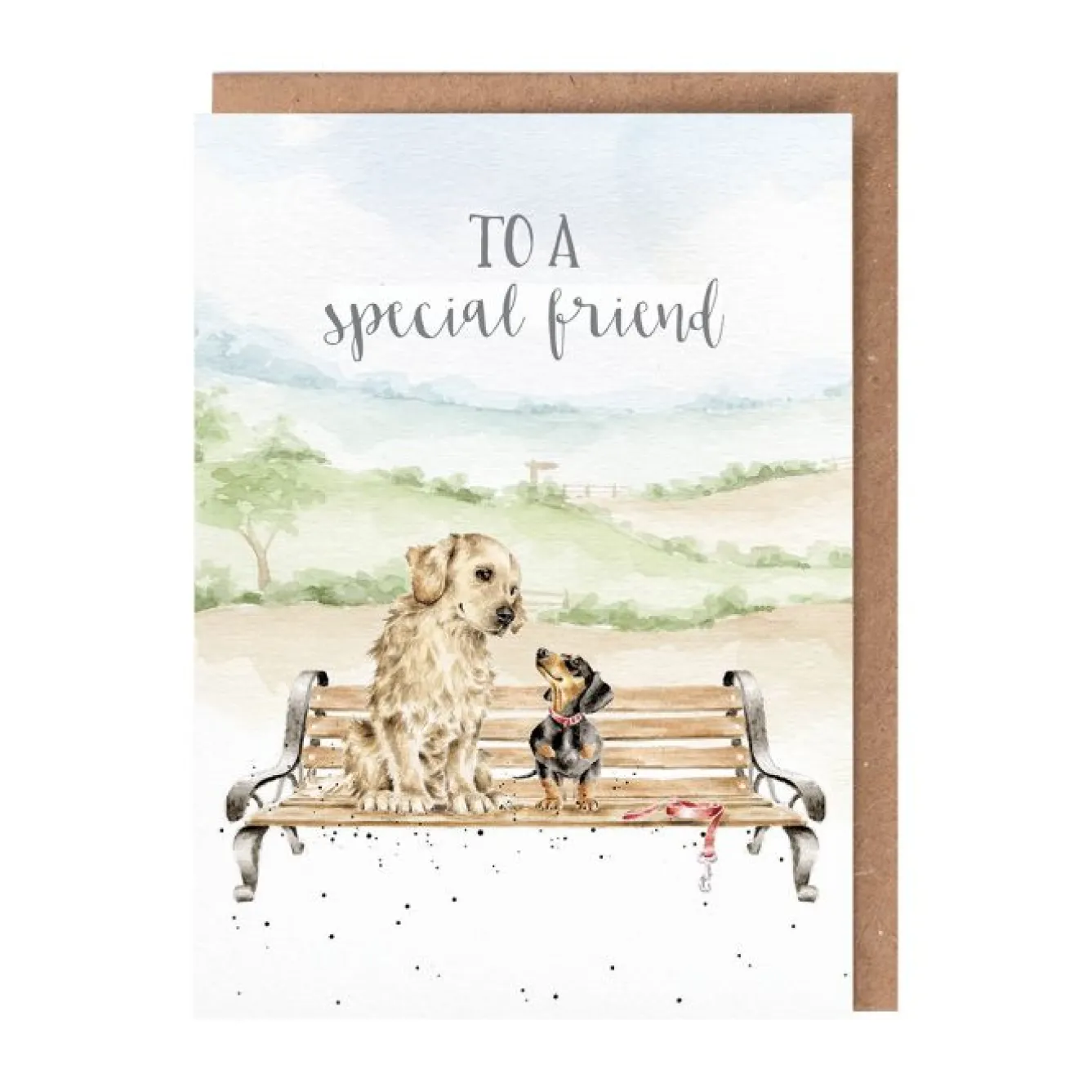 Wrendale Designs 'Special Friend' Dog Greetings Card- Greeting Cards