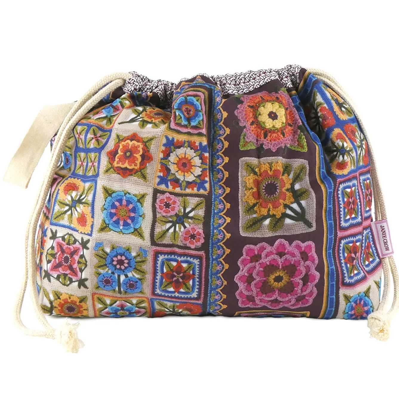 Emma Ball Spirit of Flora Drawstring Cotton Bag- Crafts|Bags