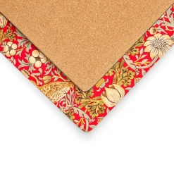 Spode Morris and Co Strawberry Thief Red Placemats - Set of 4- Placemats