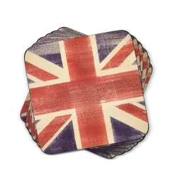 Spode Union Jack Coasters - Set of 6- Placemats
