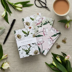 Catherine Lewis Spring Blossom - Set of 3 A6 Notebooks- Stationery