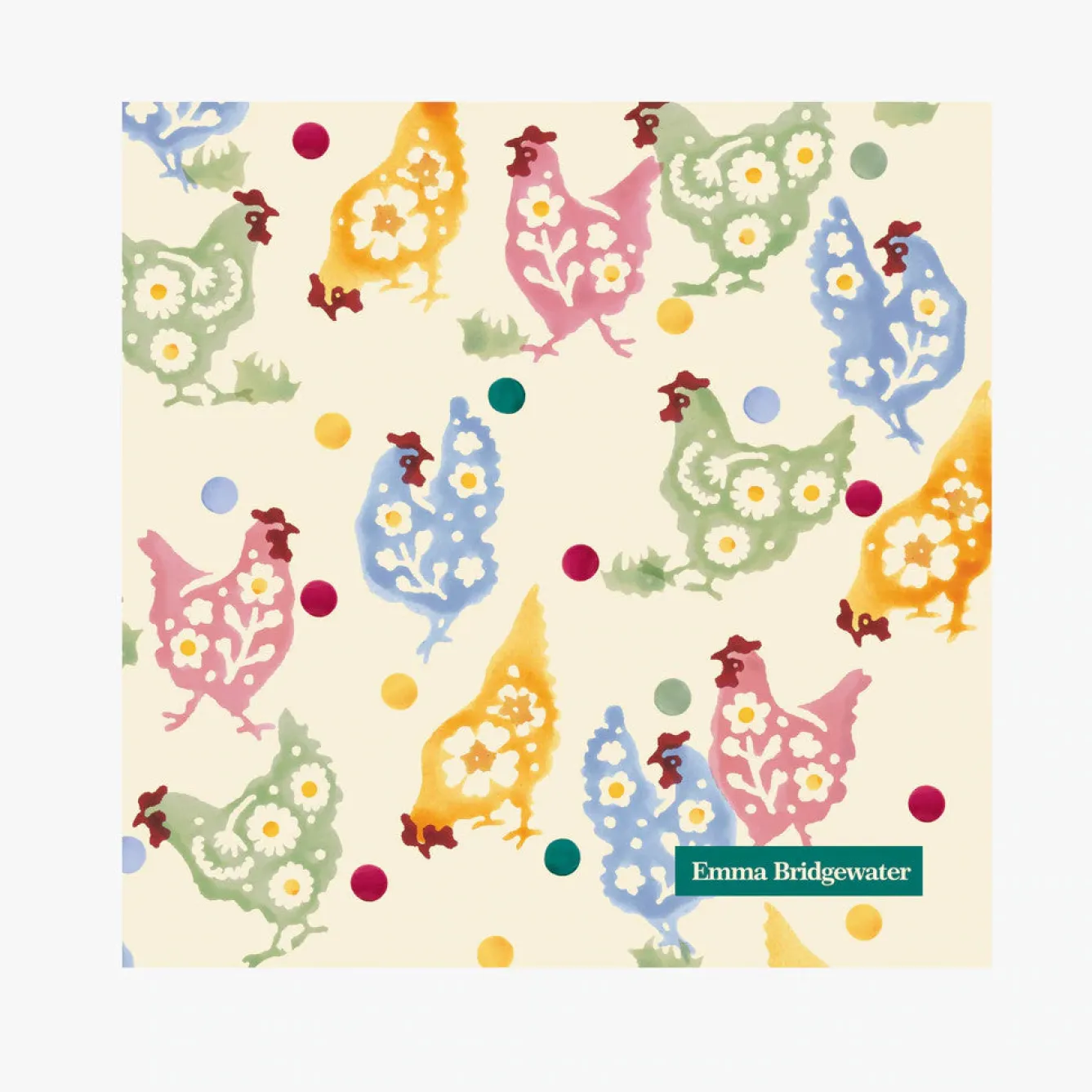 Emma Bridgewater Spring Chicken Napkins- Easter