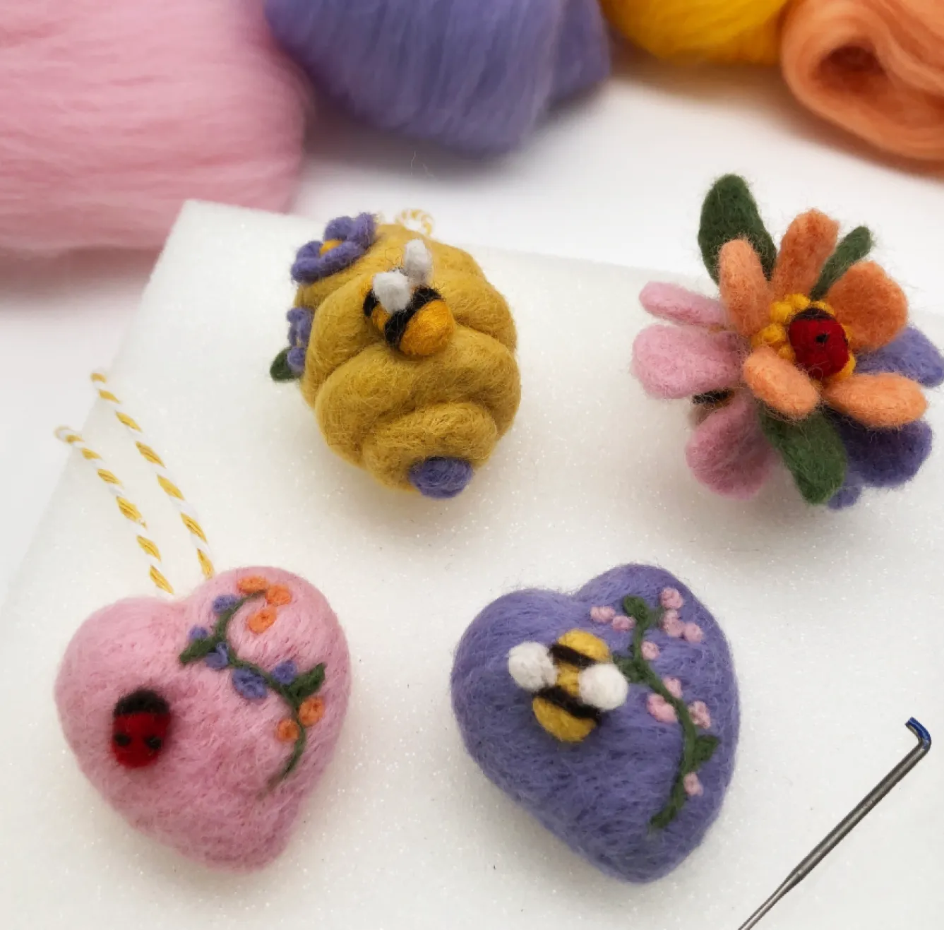 Bergin & Bath Springtime Needle Felting Kit- Crafts