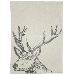 Selbrae Stag Linen Tea Towel- Father's Day|Tea